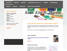 Tablet Screenshot of kath-kita-st-martin.de